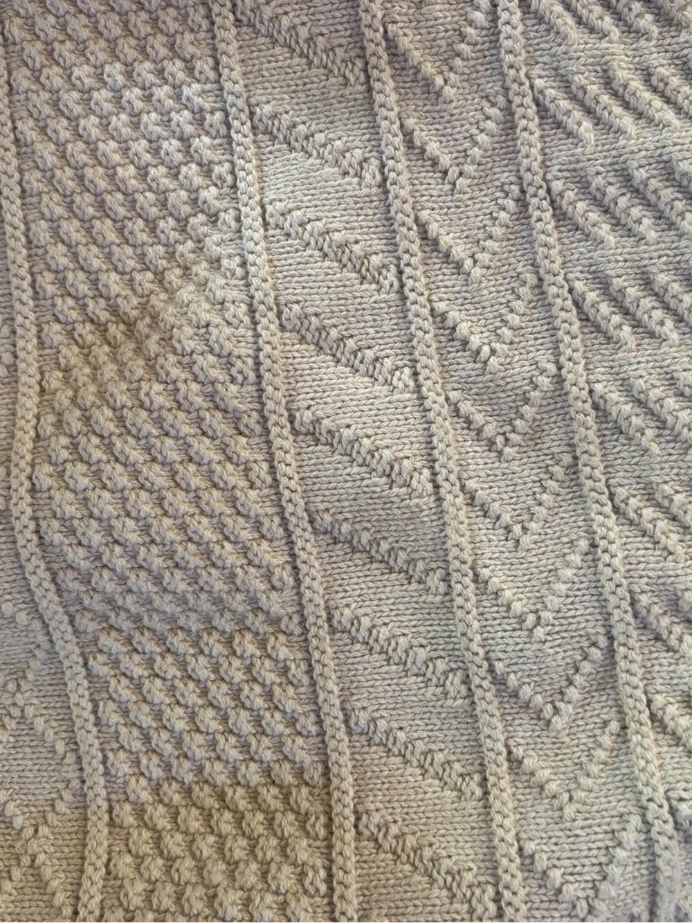 J. Crew Cream Cable-Knit Crewneck Sweater